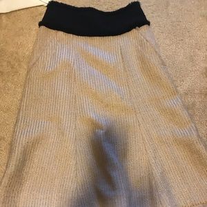 Tory Burch black and cream skirt